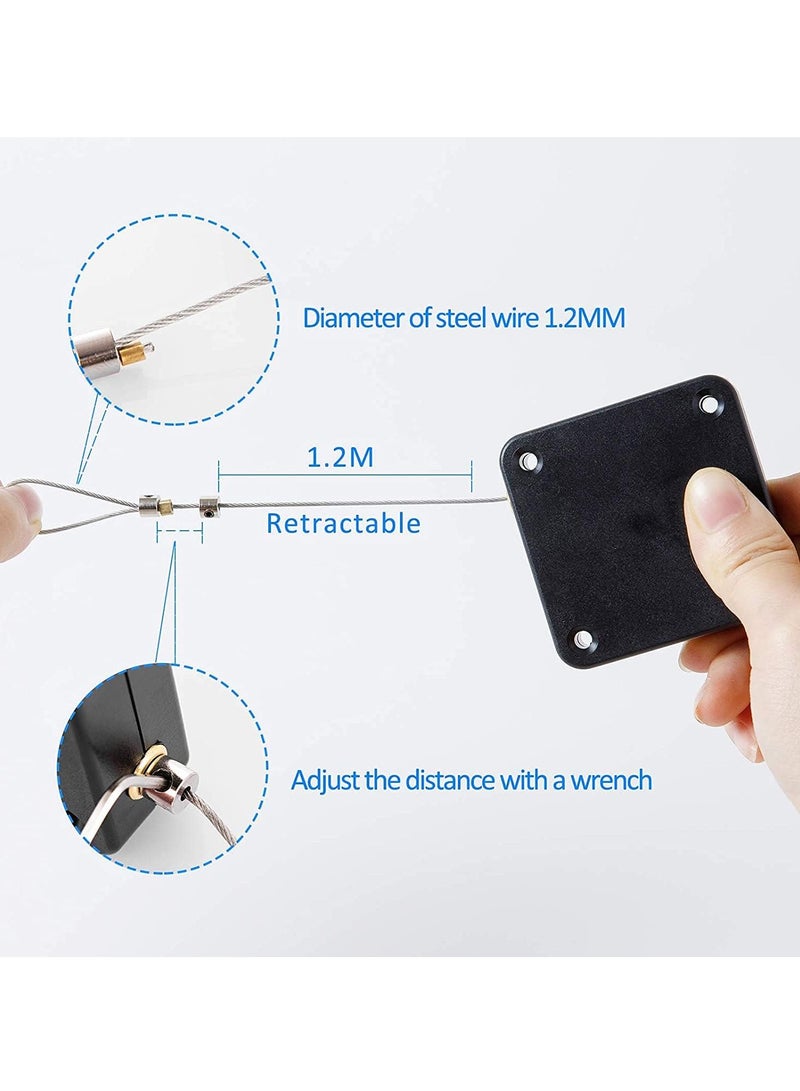 Door Closer, Automatic Sensor Door Closer, Punch-Free Multifunctional Door Closer, Residential Commercial Auto Door Closer,1200g Tensile Strength, Door Closer for Bedroom/Office/Home(2 Pack)  - Image 2