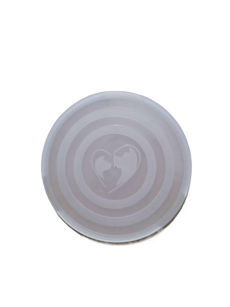 Collapsible Pet Bowl Silicone 350 ml Portable with Travel Design and Flexible Design for dogs cats walks and outdoor feeding in Clear Work Use - Image 1