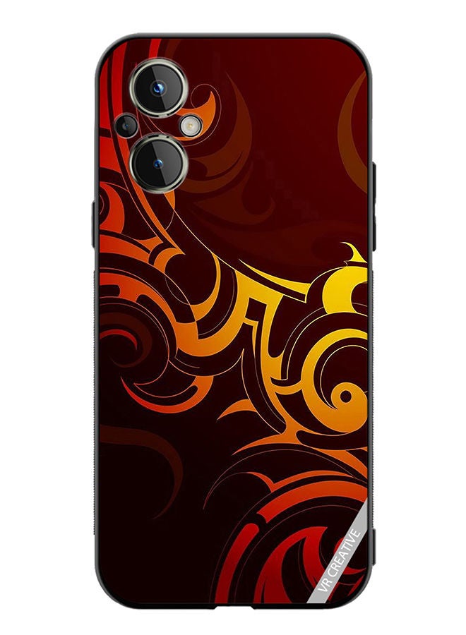 VR CREATIVE Protective Case Cover For OnePlus Nord N20 5G Superman Tattoo Background Design Multicolour - Image 1