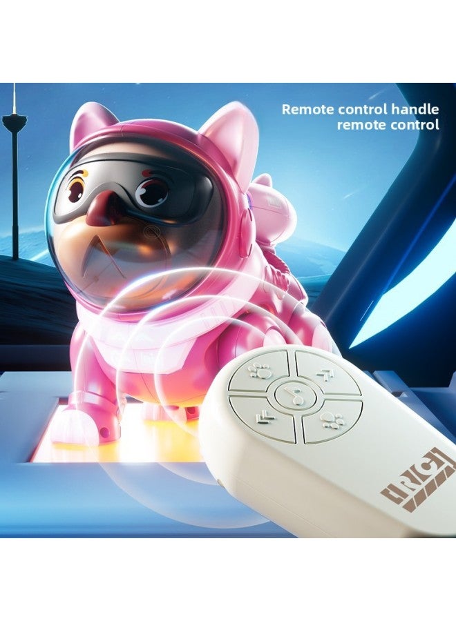 2024 كلب آلي ذكي سوف يستدعي محاكاة الغناء والرقص لعبة كهربائية للأطفال جرو ميكانيكي للمشي - اللون: "أبيض لؤلؤي [نسخة قابلة لإعادة الشحن] دو فرنسي ذكي ""أطراف مرنة/جهاز تحكم عن بعد""." - Image 4