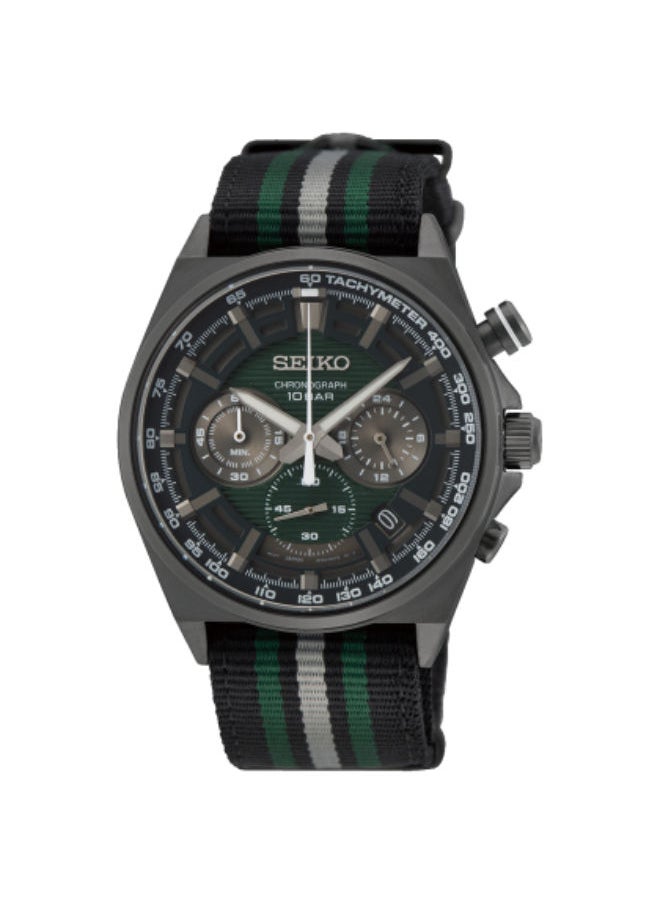 Seiko Nylon Chronograph Wrist Watch SSB411P1  - Image 1