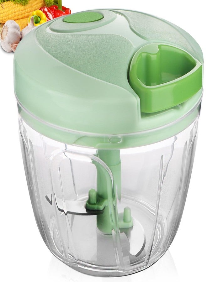 FILTA Manual Food Chopper: FILTA Hand Pull String Vegetable Chopper for Onion, Garlic, Pepper, Nuts, Tomato, etc.,3Cup. - Image 1