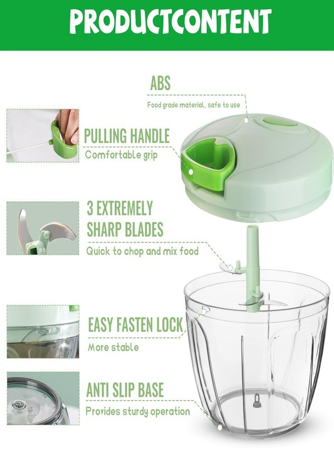 FILTA Manual Food Chopper: FILTA Hand Pull String Vegetable Chopper for Onion, Garlic, Pepper, Nuts, Tomato, etc.,3Cup. - Image 5