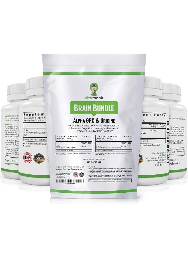 VitaMonk - Alpha GPC and Uridine Stack - Mr Happy Stack - Image 1
