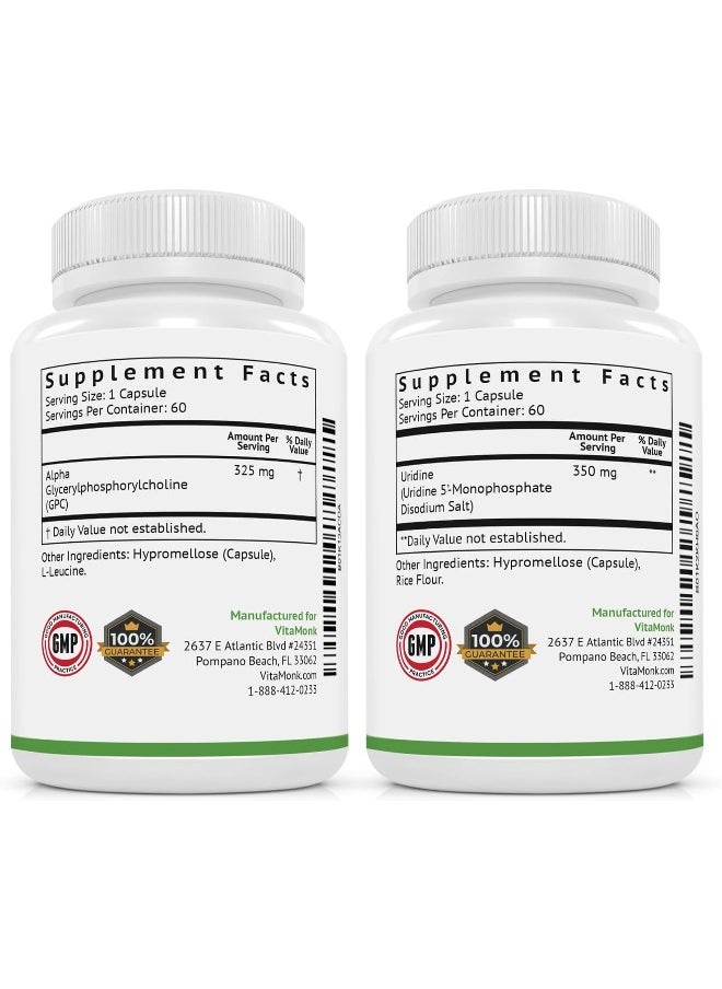 VitaMonk - Alpha GPC and Uridine Stack - Mr Happy Stack - Image 1