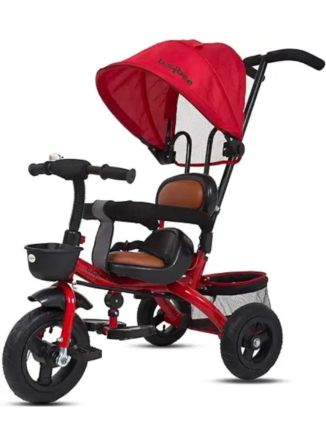 عربة أطفال للسفر 3 في 1 تتحول إلى دراجة ثلاثية العجلات بتصميم ألترا_متعددة الألوان