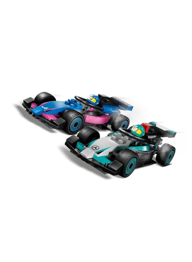 LEGO LEGO - City F1 Garage & Mercedes-AMG & Alpine Cars 678 Pieces - 60444 - Image 3