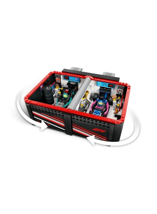 LEGO LEGO - City F1 Garage & Mercedes-AMG & Alpine Cars 678 Pieces - 60444 - Image 4
