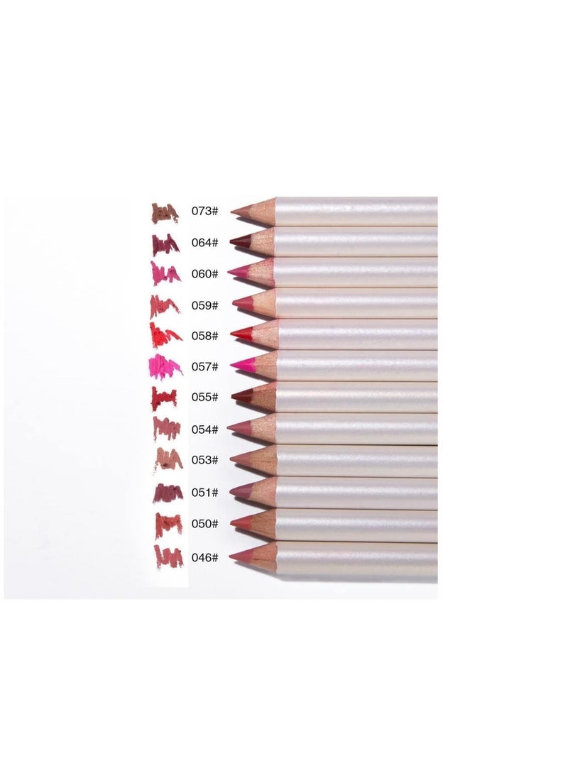Menow - 12 Piece Multicolor Lip Liner Set by Menow Define Your Style - Image 1