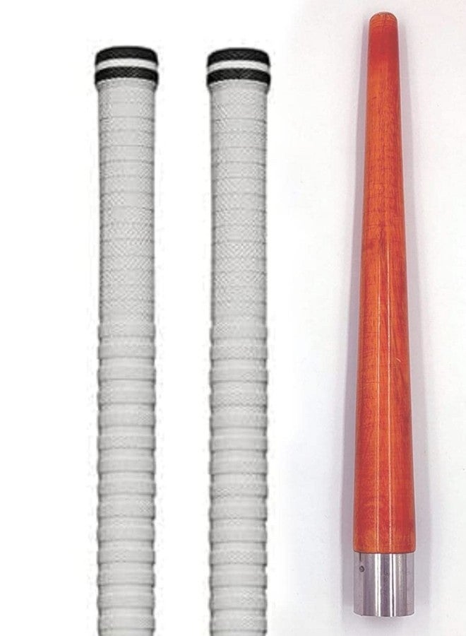 RanaSports 1 Cricket Bat Handle Gripper Cone with (Set of 2 Bat Handle Grip)- (Pack of 3) - Multicolour - Image 1