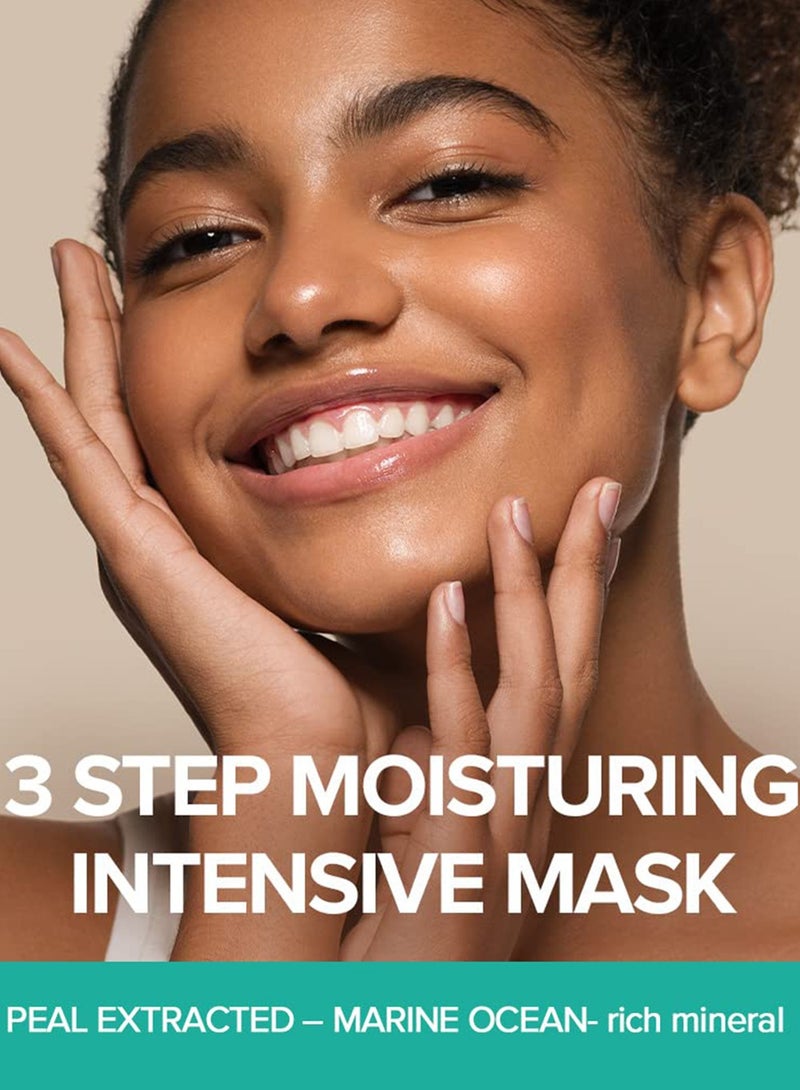 JM solutions JMsolution Marine Luminous Pearl Deep Moisture 3 Step Skin Care Face Mask - Korean Skincare - boosting Brightening Moisturizing-10 Sheets - Image 2