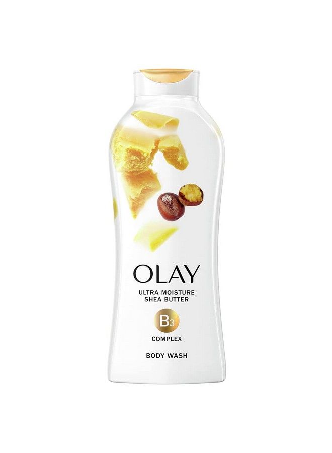 Olay Ultra Moisture Shea Butter Body Wash with B3 Complex - 22 Fl Oz (Pack of 4) - Image 2
