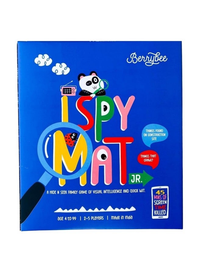 Berrybee I Spy Mat-Detective & Educational Game for Kids 3-7 | Play Mat | Superfun Brain Boosting Activity Matching, Search & Find Memory Board Game | Gift for Toddlers, Boys & Girls (Junior) - Image 1