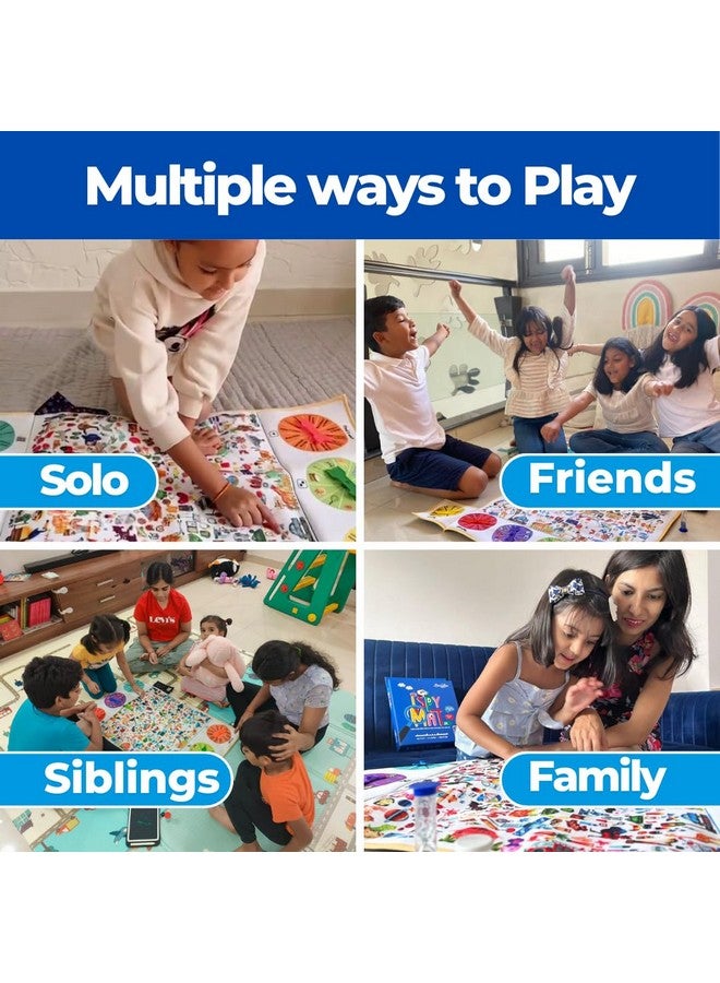 Berrybee I Spy Mat-Detective & Educational Game for Kids 3-7 | Play Mat | Superfun Brain Boosting Activity Matching, Search & Find Memory Board Game | Gift for Toddlers, Boys & Girls (Junior) - Image 4