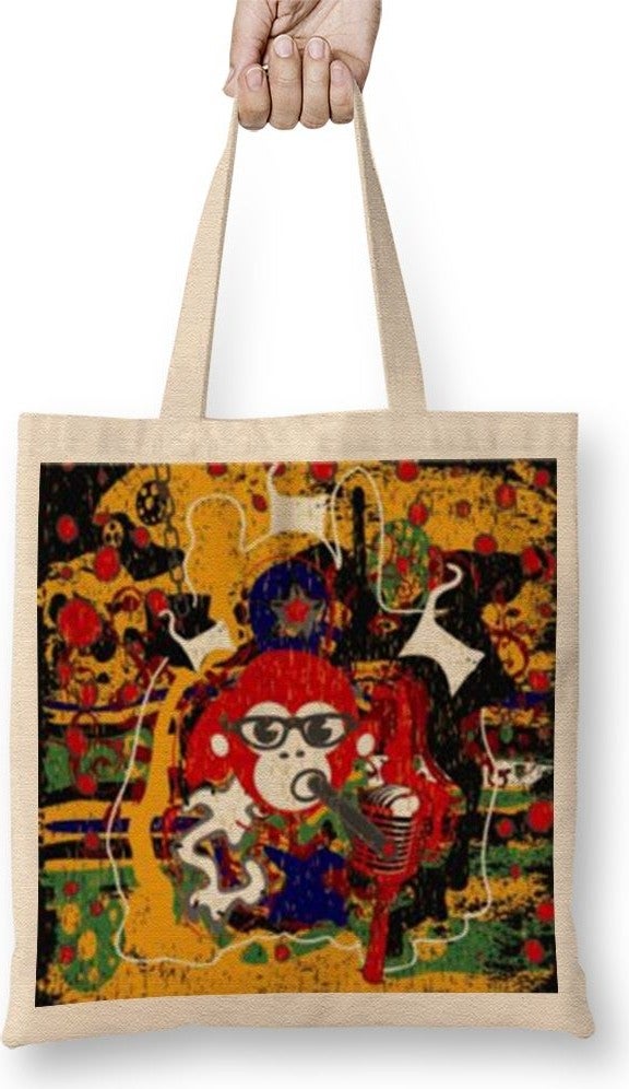 Baskı Dükkanı Print Shop Bandana Cloth Bag Long Handle 