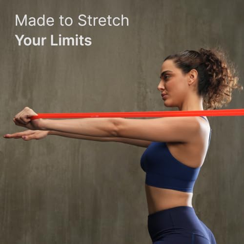 Cult Red Resistance Band (7–15 kg) Stretching, Pull-Ups, Strength Training, Yoga, Pilates & Home Workout Band for Men & Women - Image 4