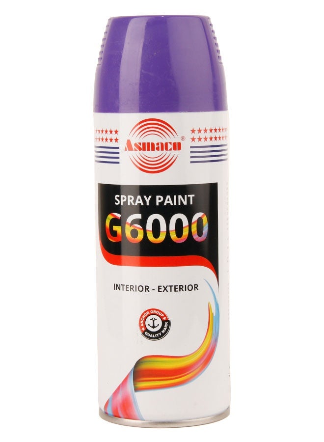 Asmaco G6000 Purple Spray Paint 400ml – Multi-Purpose, High-Quality Finish - Image 1