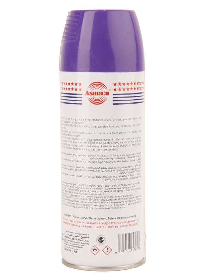 Asmaco G6000 Purple Spray Paint 400ml – Multi-Purpose, High-Quality Finish - Image 2