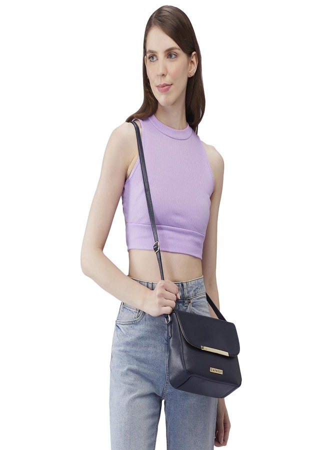 Caprese Kia Women's Sling Bag (Blue) - Image 4