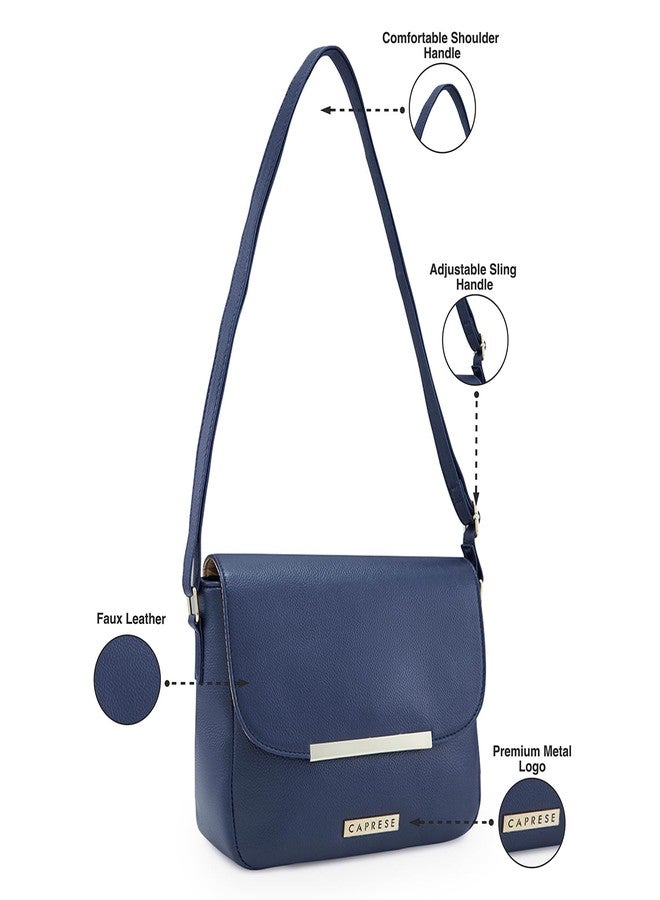 Caprese Kia Women's Sling Bag (Blue) - Image 2