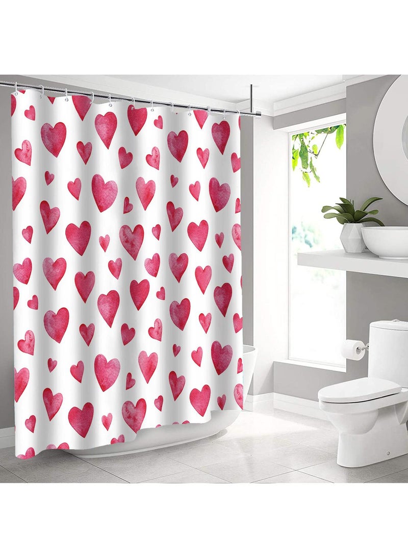 عام نمط الحب دش الستار عطلة ديكور دش الستار حمام المنزل فصل الرطب والجاف التقسيم - Image 5