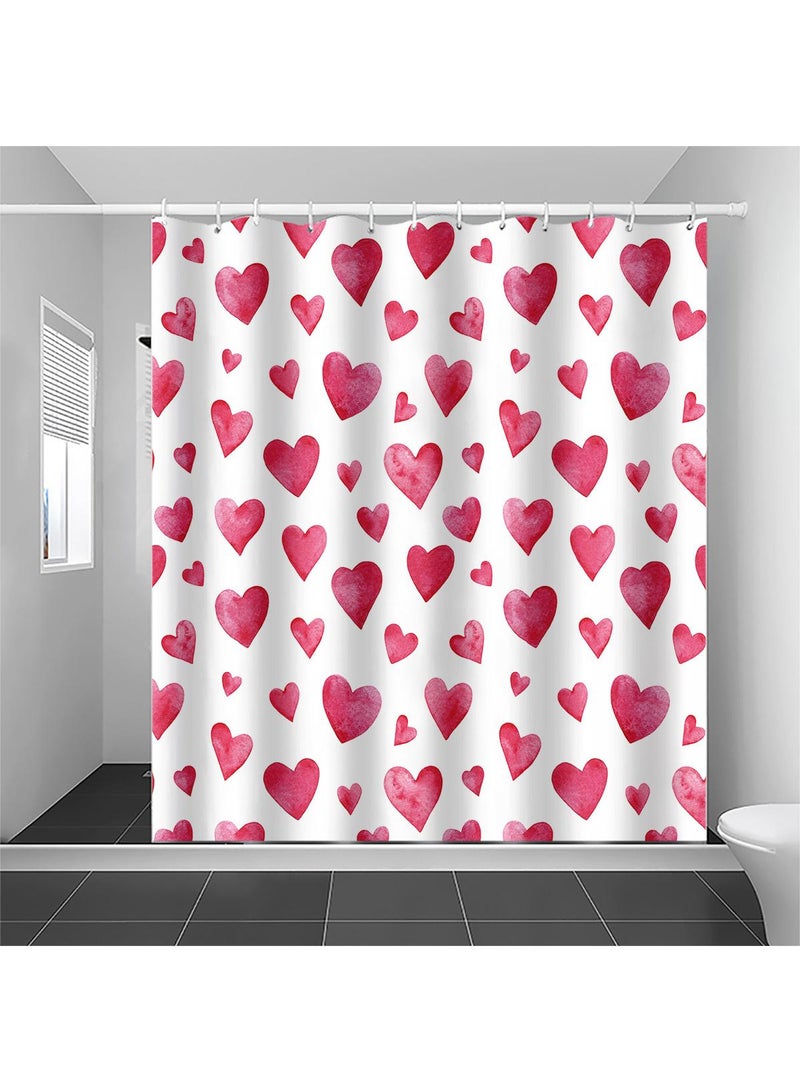 عام نمط الحب دش الستار عطلة ديكور دش الستار حمام المنزل فصل الرطب والجاف التقسيم - Image 3