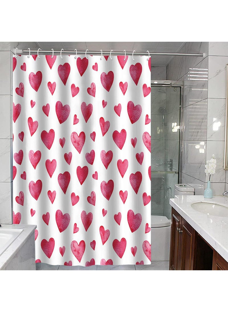 عام نمط الحب دش الستار عطلة ديكور دش الستار حمام المنزل فصل الرطب والجاف التقسيم - Image 4