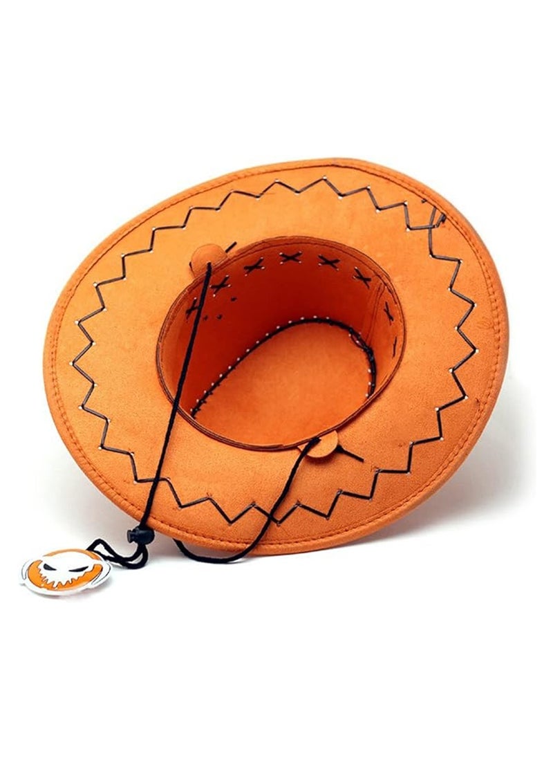 Genérico - KITAT Ace Cowboy Hat Anime One Piece Cosplay Hat Yellow - Image 1