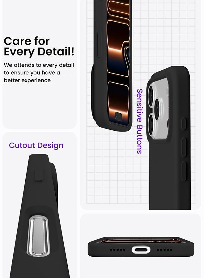 Mida iPhone 17 Pro Silicone Case Cover, full body protection case with a soft silky feel, shockproof cover with microfiber lining - Image 2