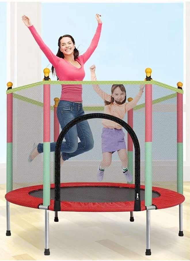 Cozara trampoline for outdoor and indoor with a safe and strong mesh for a fun and safe time  - Image 1