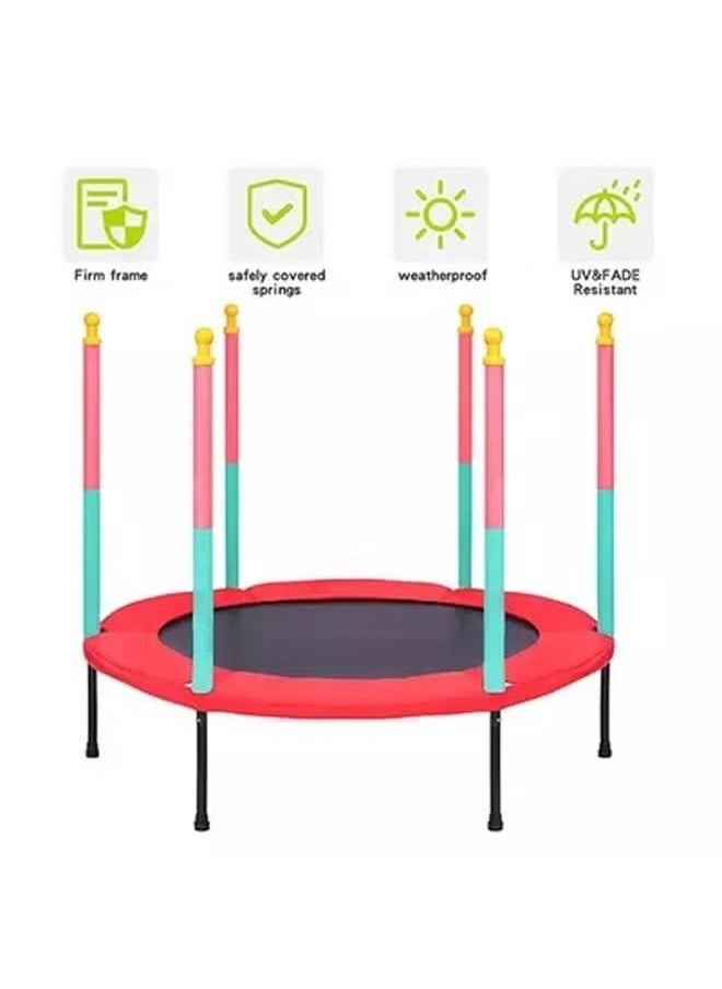 Cozara trampoline for outdoor and indoor with a safe and strong mesh for a fun and safe time  - Image 5