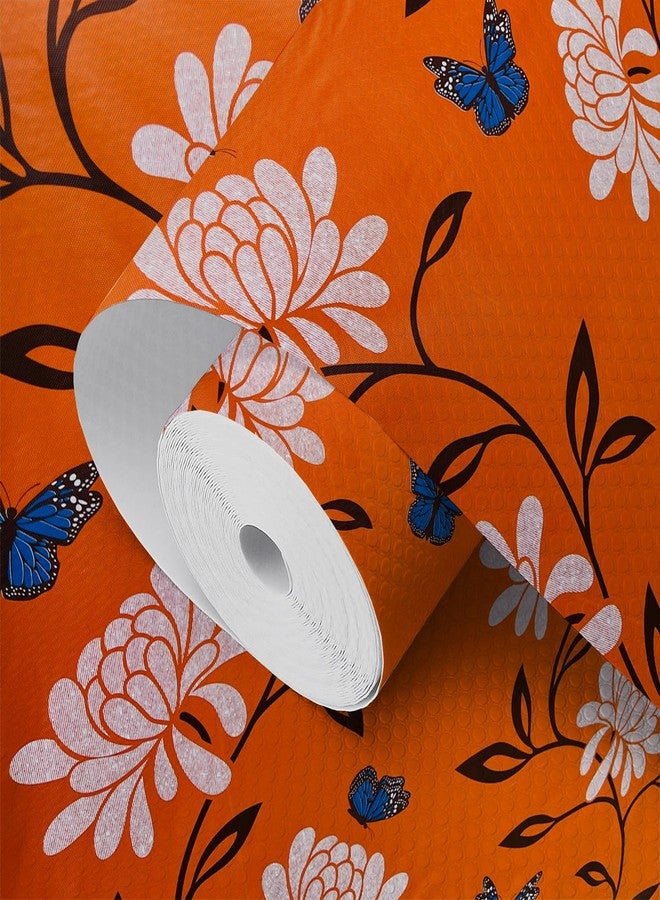 Vocal Store Anti-Slip Kitchen Cabinet Drawer Shelf Mat Liner Sheets Textured Multipurpose 5 Meter Roll, Orange - CDOJ6-P38-5M - Image 1