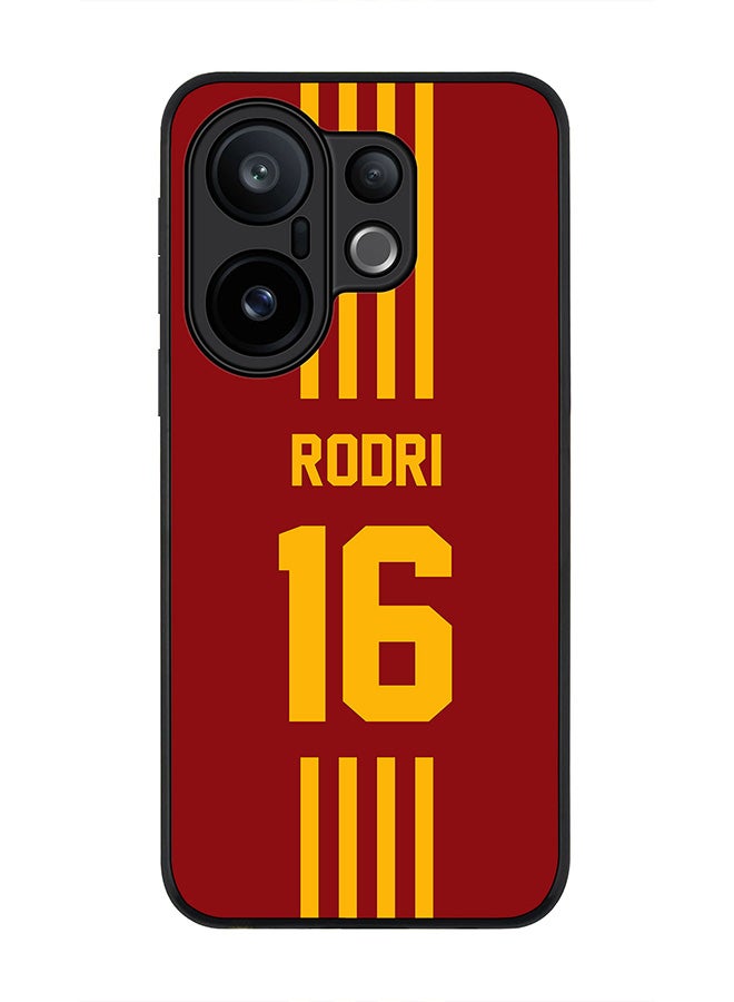 Stylizedd For vivo X200 FE / S30 Pro mini Case,Slim fit Camera Protection, Shockproof Thin Phone cover  - Football - Spain ,  Rodri