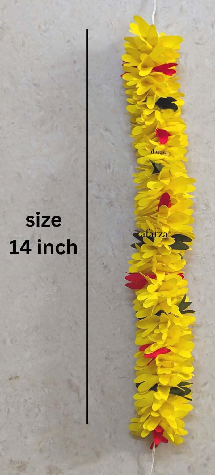 Afarza Gajra For Hair Accessories Artificial Mogra Jasmine Juda Bun Scrunchies For Women Girls Pack 4 pieces (mix colour) - Image 4