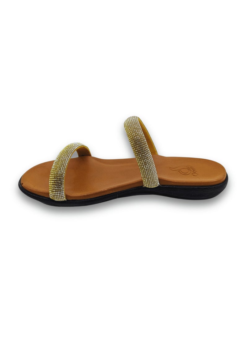 aerosoft Aerostyle Women’s Slippers SPL1040 Yellow  - Image 3