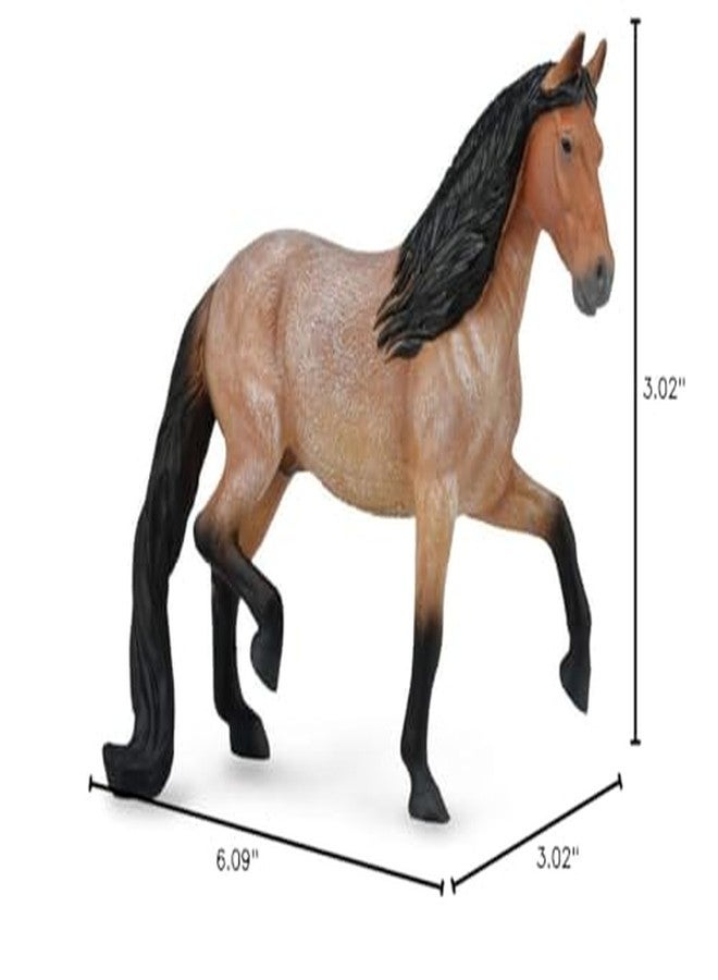 Collecta Bay Roan Manga Larga Marchador Stallion Horse Toy, 7.0"L x 4.8"H - Image 2