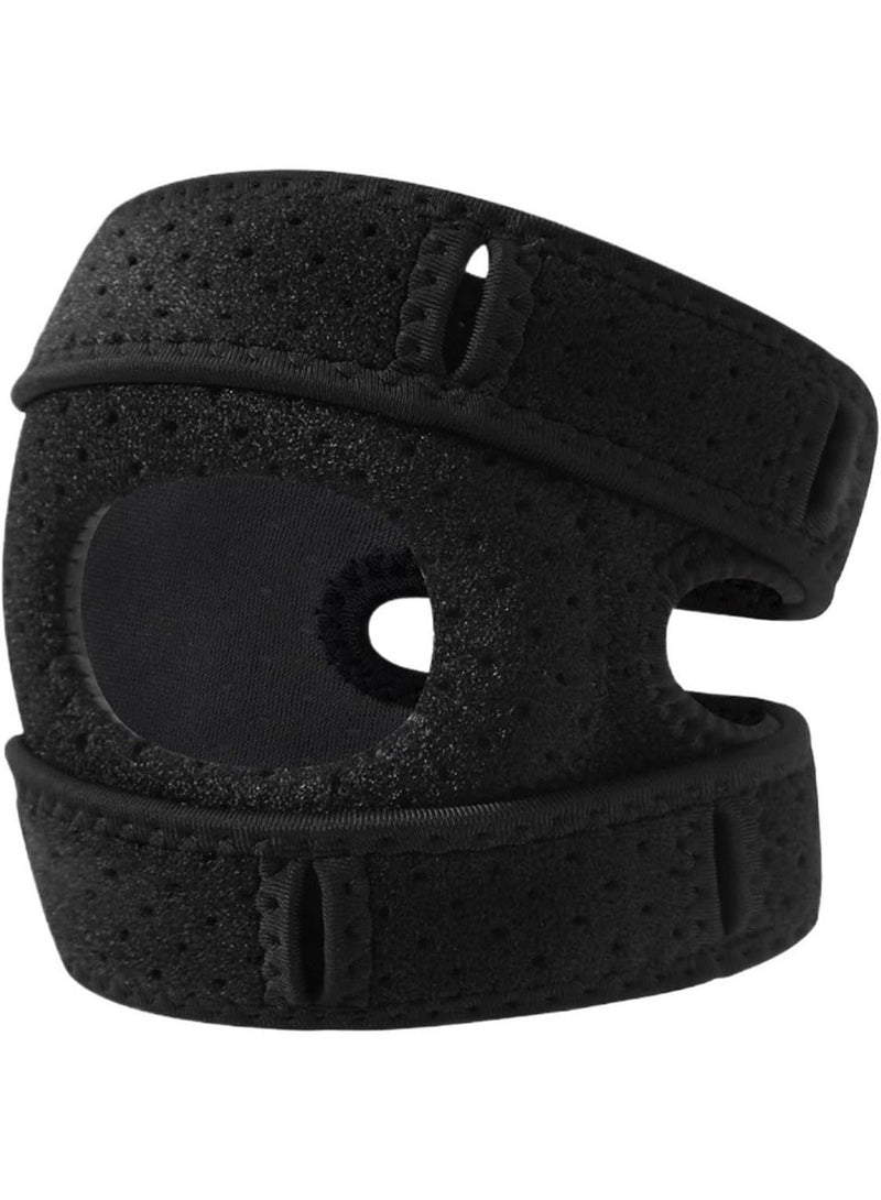 COYO Knee Brace for Women & Men - Adjustable Support with Side Stabilizers & Patella Gel Pad - Relief for Meniscus Tear, Arthritis, Injury Recovery - Runnings, Workout (Black) - Image 1
