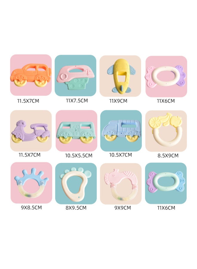 [Direct Supply] Newborn Baby Rattle Teeth Gum Baby Toy 0-1 Year Old Molar Bite Boiled Bed Bell-Color:Monkey (in Separate Bags) - Image 3