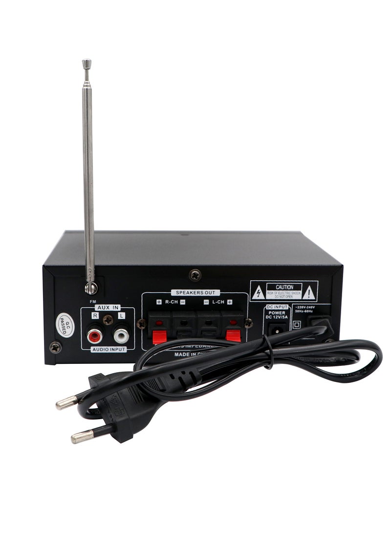 Teli Stereo Karaoke Audio Power Amplifier, Purple/Black