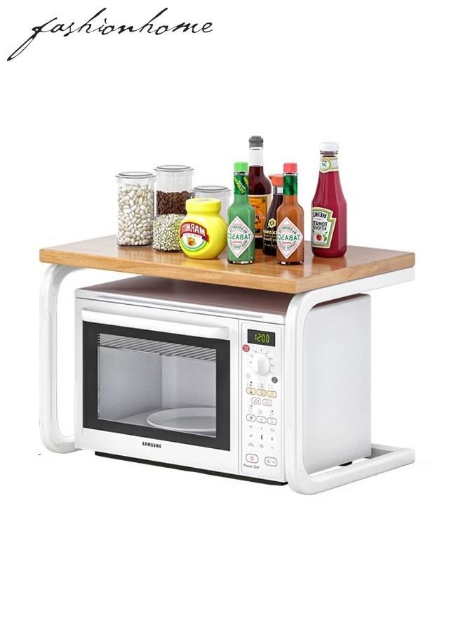 fashionhome Microwave Oven Rack Floor Standing Spice Storage Artifact 53 x 32 x 32 cm  - Image 2