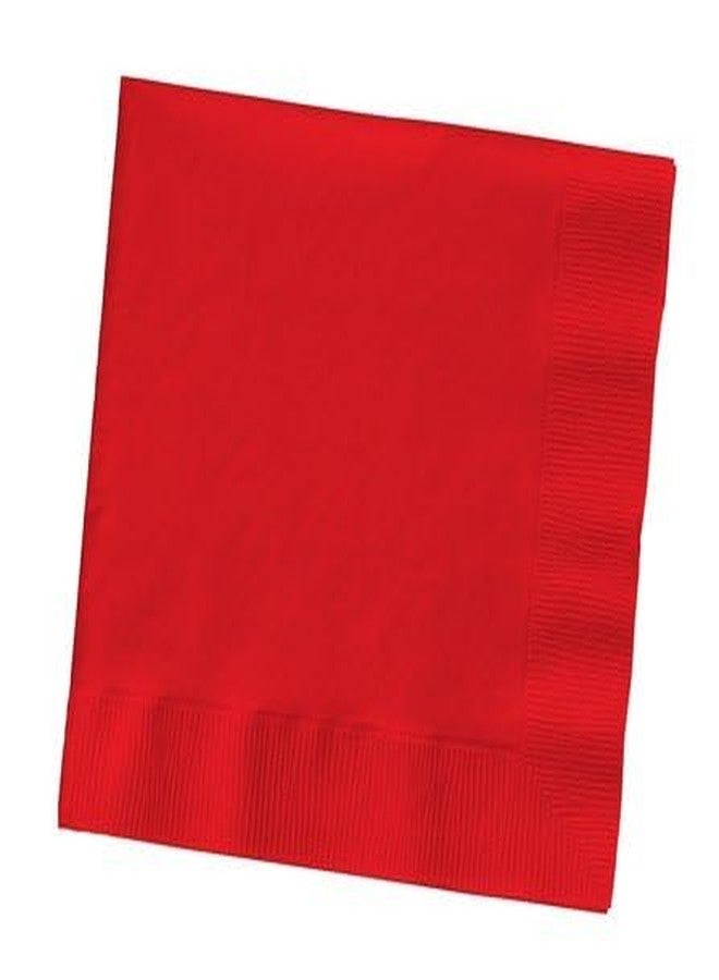 LUDALY 2 Ply Paper Napkins (Pack of 20) (Red)
