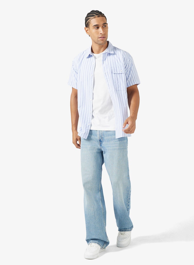 سفنتي فايف قميص كلاسيكي بقصة عادية - Image 4