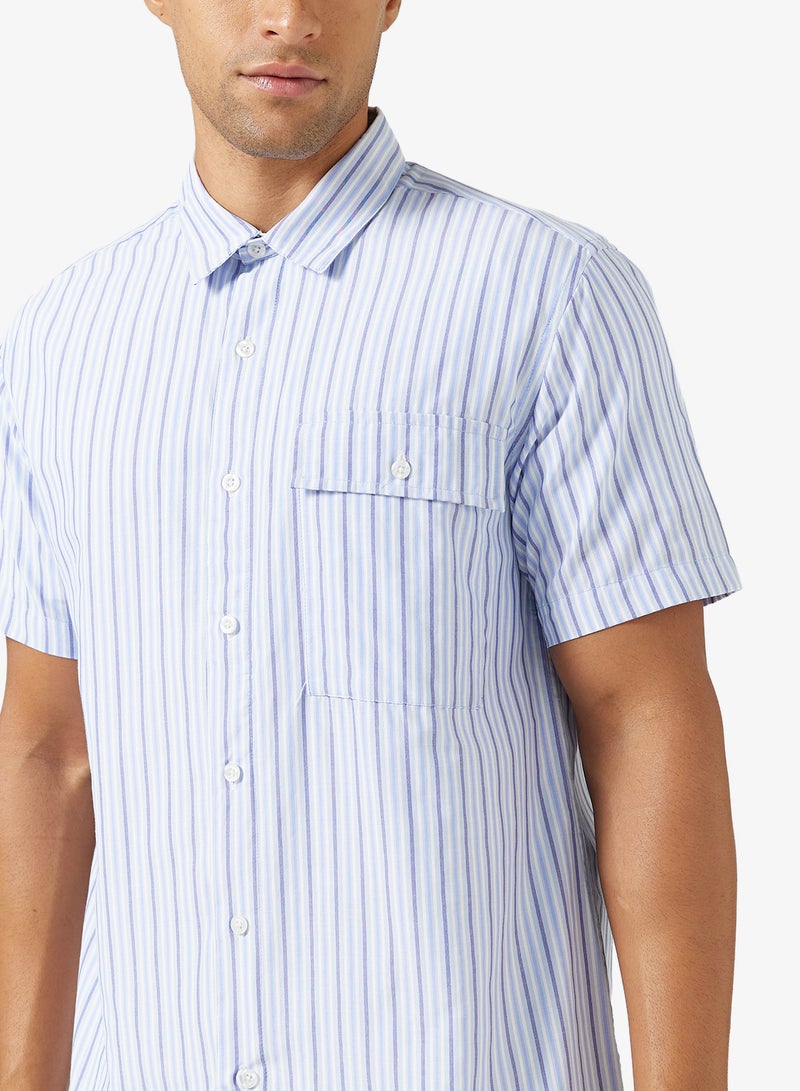 سفنتي فايف قميص كلاسيكي بقصة عادية - Image 3