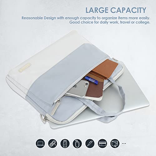 Probus Dual Tone-3 Sleeve Messenger Bag Compatible with 13-14 Inch Laptop and Macbook Pro/Air | Grey - Image 3