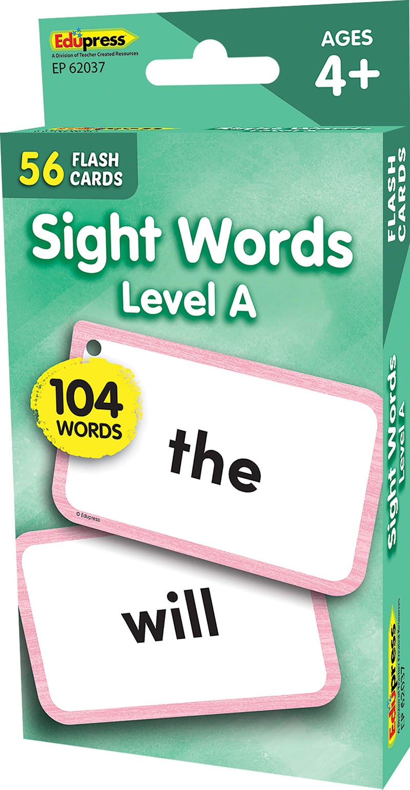Teacher Created Resources Sight Words Flash Cards - Level A (EP62037), 3-1/8" x 5-1/8" - Image 5