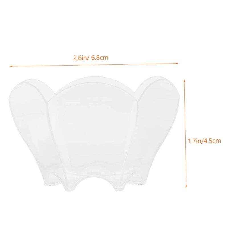 24 Pcs Clear Flower Shaped Dessert Shooter Cups For Ice Cream Pudding Mousse - Image 3