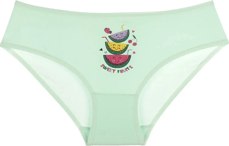 Donella 10-Piece Colorful Watermelon Printed Girl's Panties - 4171RP