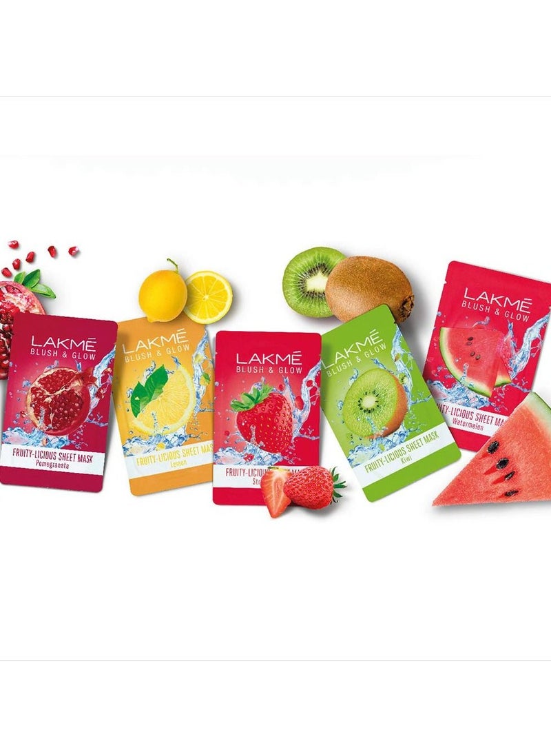 LAKME Blush & Glow Kiwi Sheet Mask 25 ml - Image 4