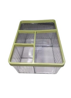 Spaceshoop Spoons Holder, Organizer Spoons, Knife, Chopsticks and Stand for Kitchen Dinning Tables, Cooking Utensil Holder, Cookware Cutlery Holder for Kitchen/Home/Office (2 Big Grids And 2 Small Grids)  - Image 2