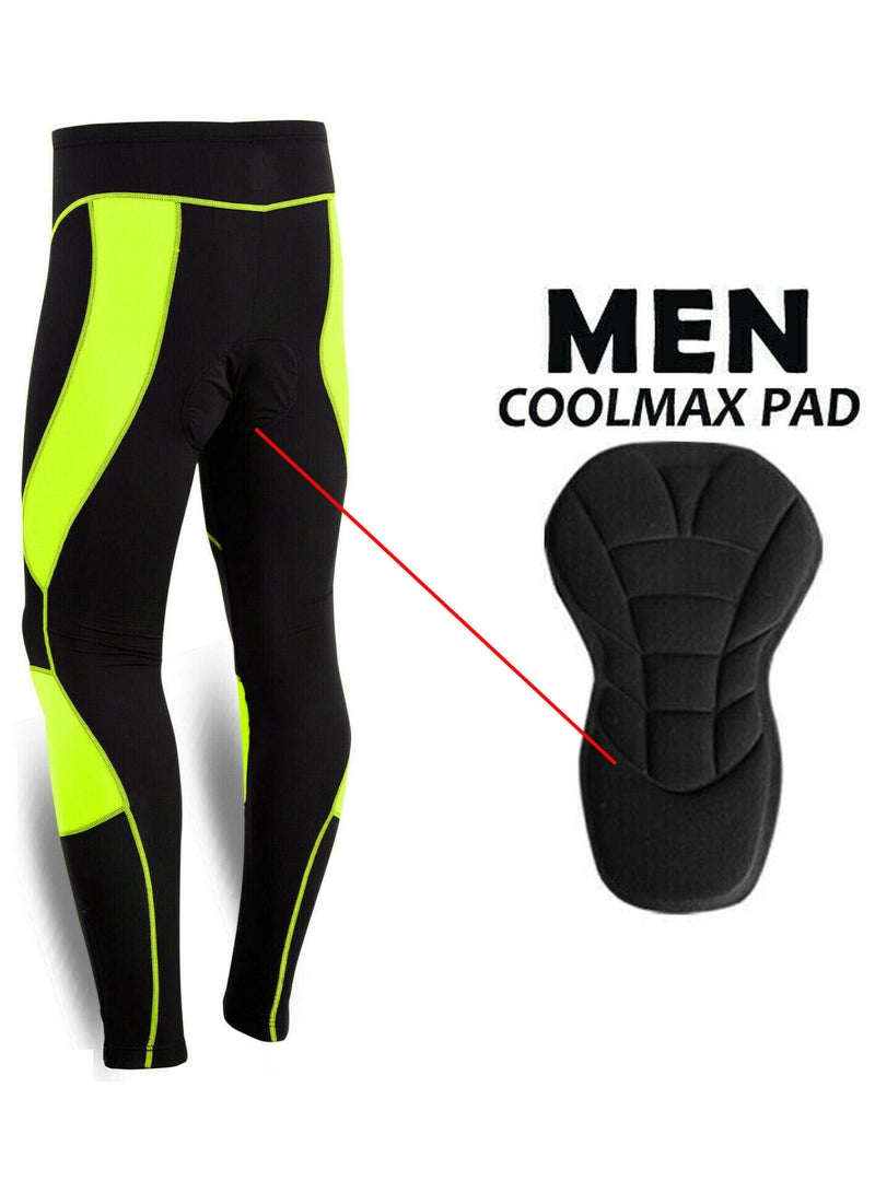 Spall Men'S Cycling Tights Coolmax Compression Padded Bicycle Bike Legging Trouser Pant - Image 2